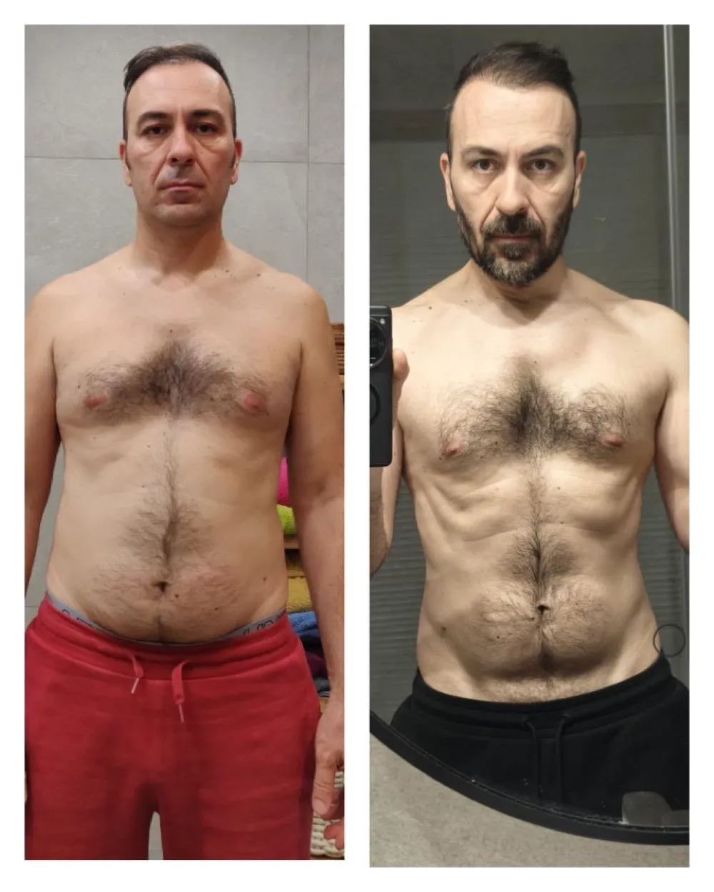 Iván, antes y después: -8 KG con EMFIT