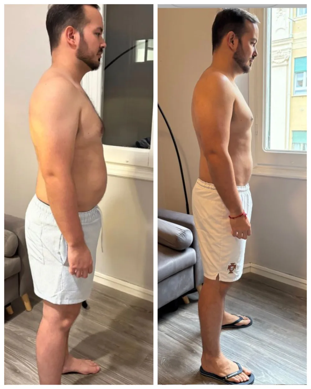 José, antes y después: -5 KG con EMFIT