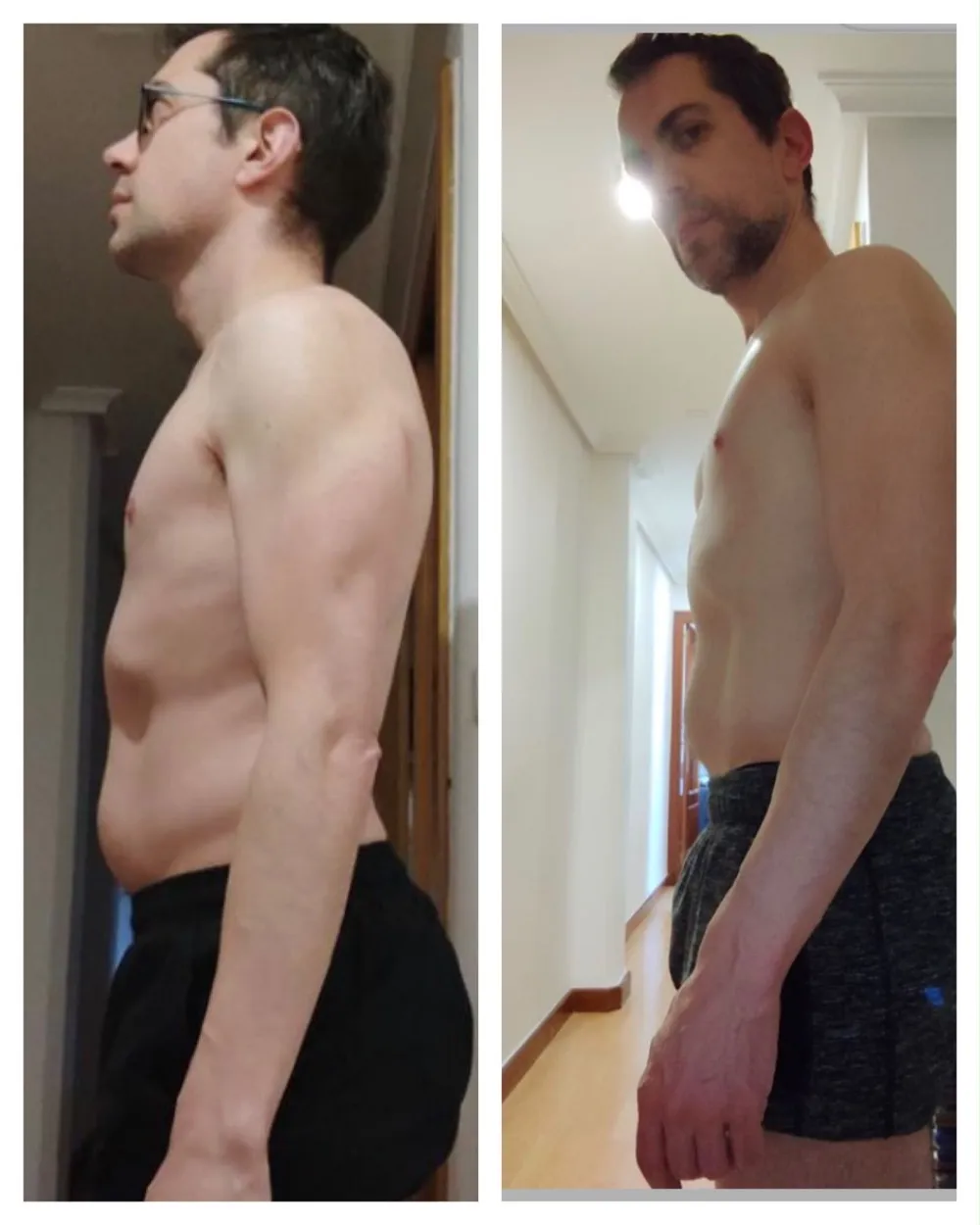 Óscar, antes y después: -6 KG con EMFIT