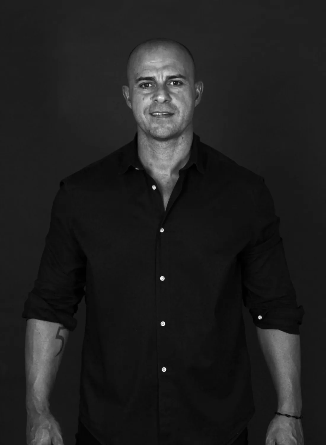 Marcos Schanz, retrato en blanco y negro